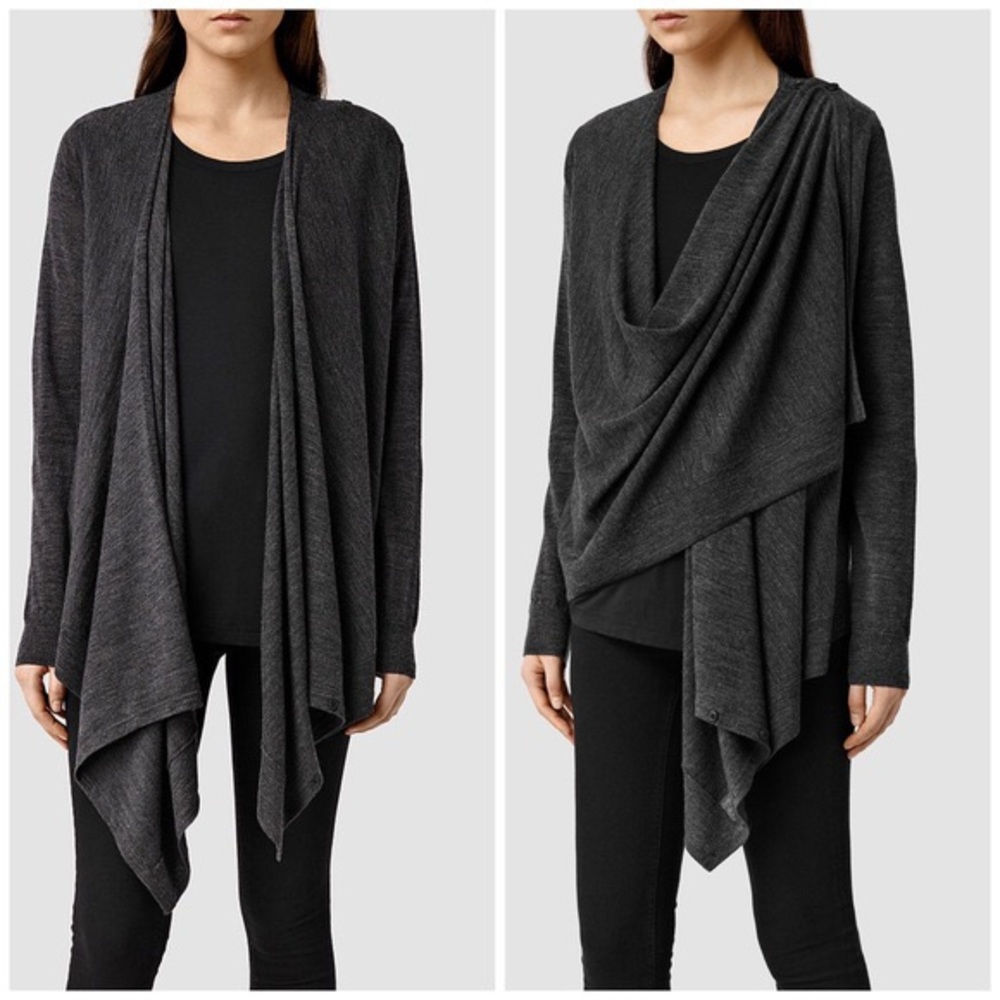AllSaints Cardigan multiple way to wear